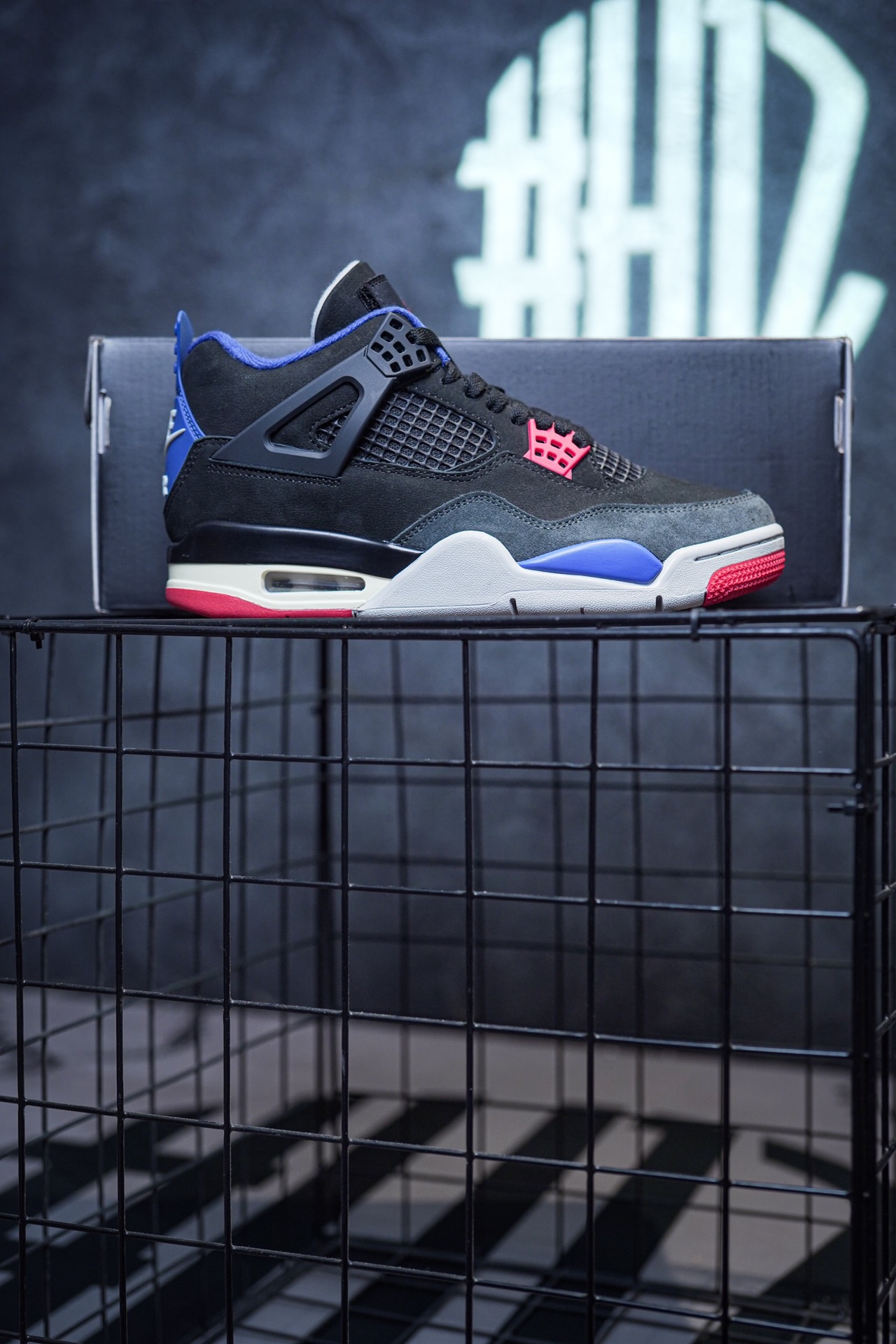 Air Jordan 4 Rare Air "Laser" Black and Grey