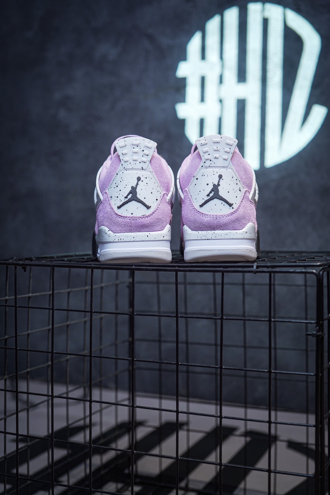 Air Jordan 4 'Orchid' Pink and Black