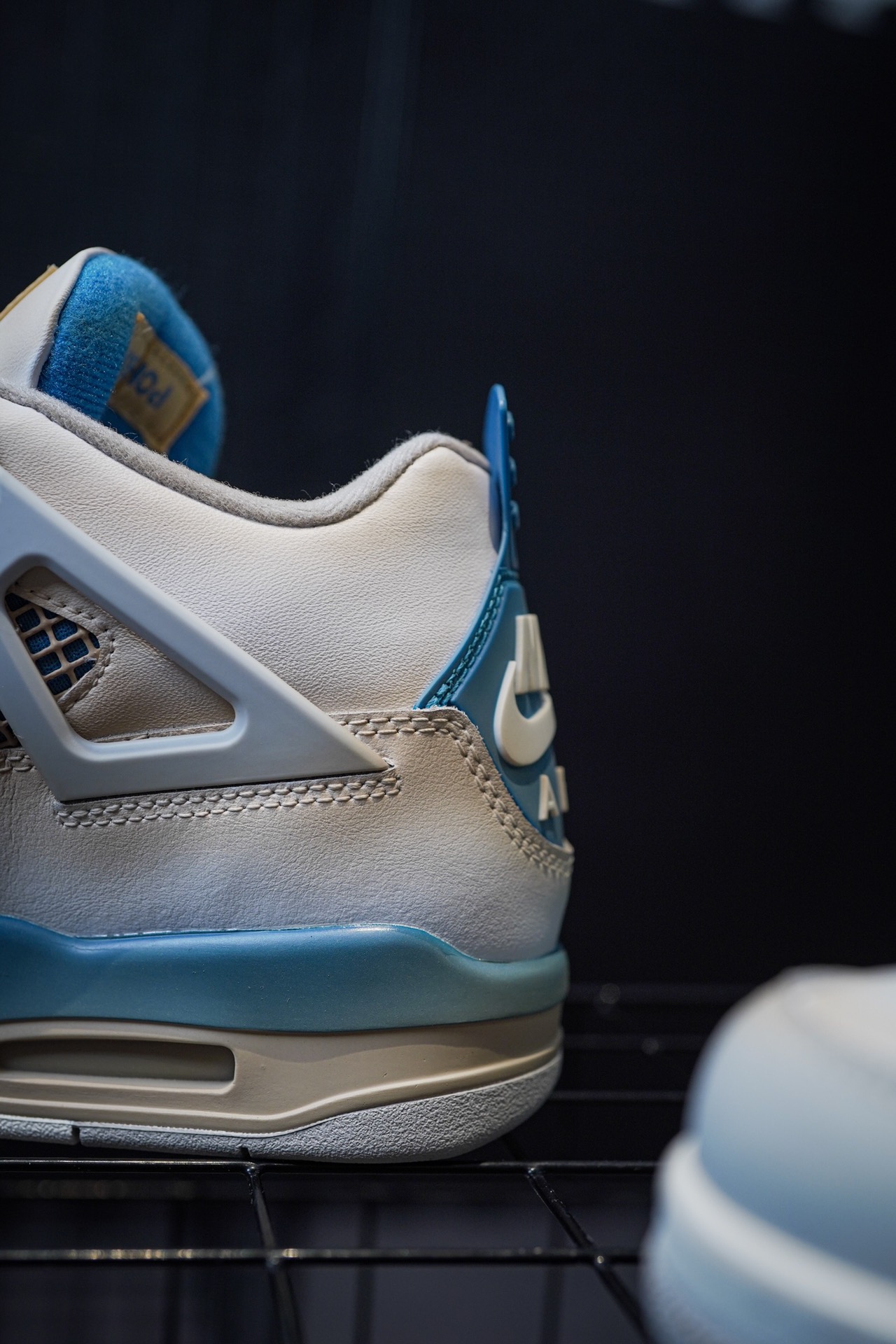 Air Jordan 4 x Squirtle Vintage White Blue