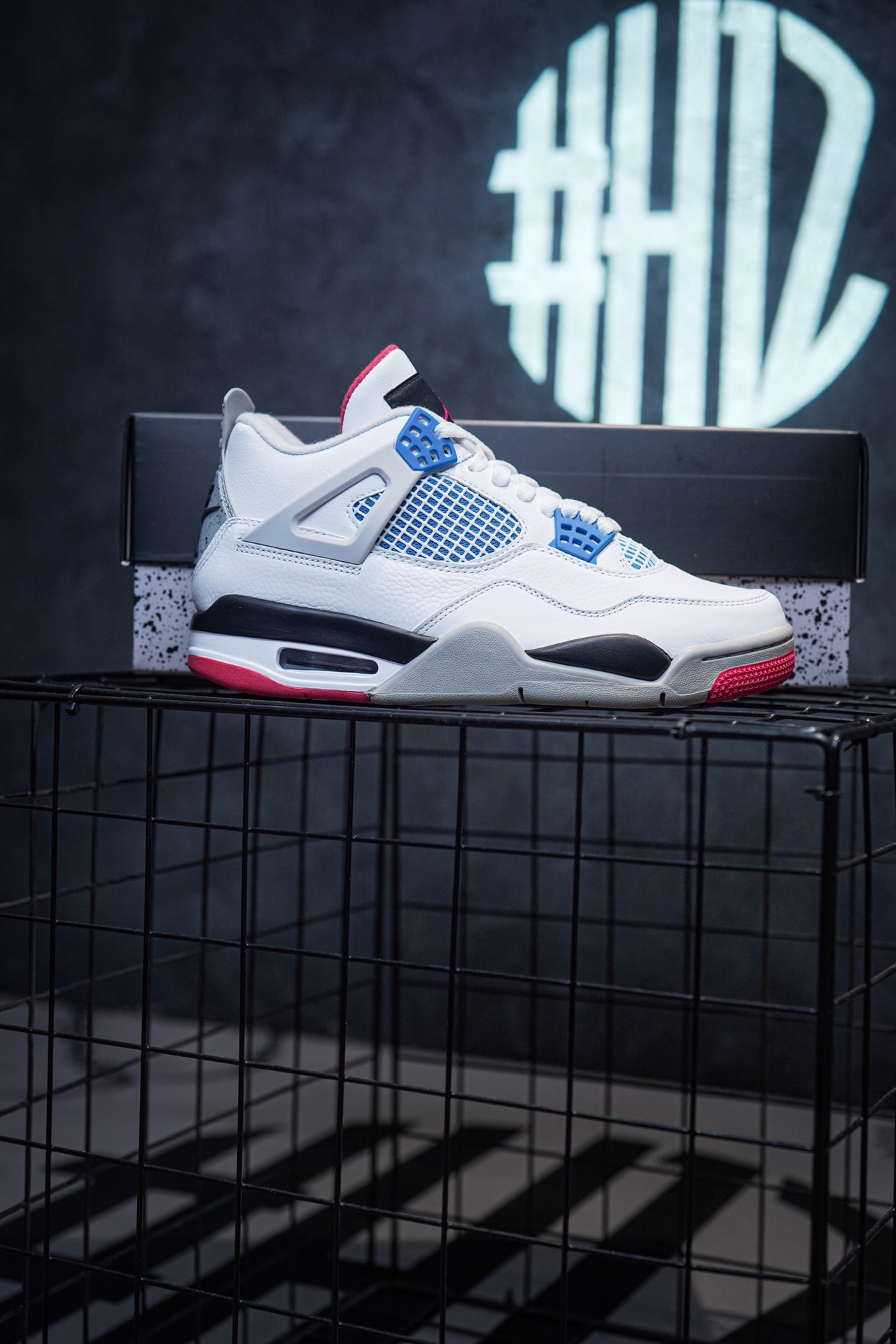 Air Jordan 4 Retro Se What The Red Blue Yin-Yang