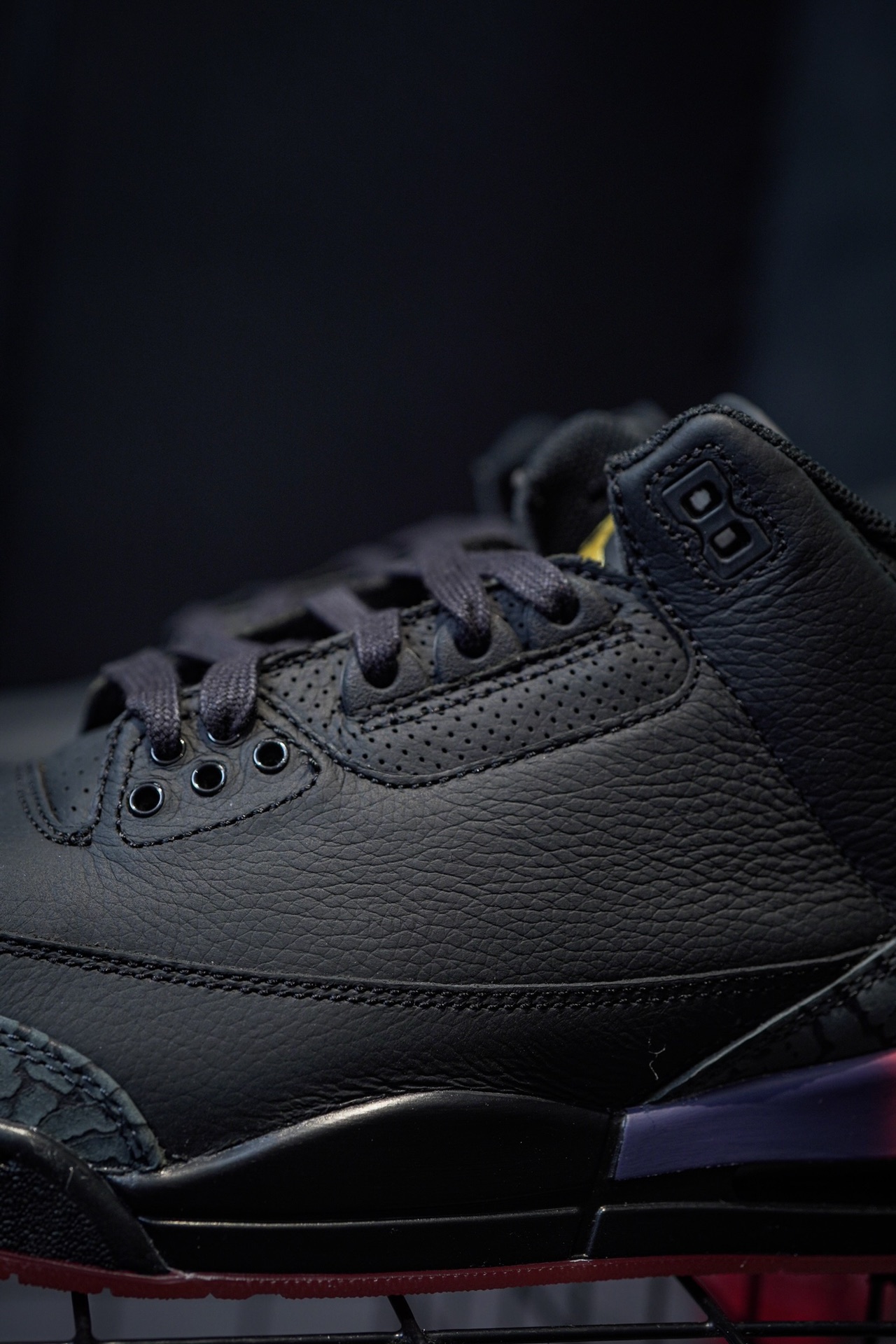 Balvin x Air Jordan 3 "Rio" black smiley face