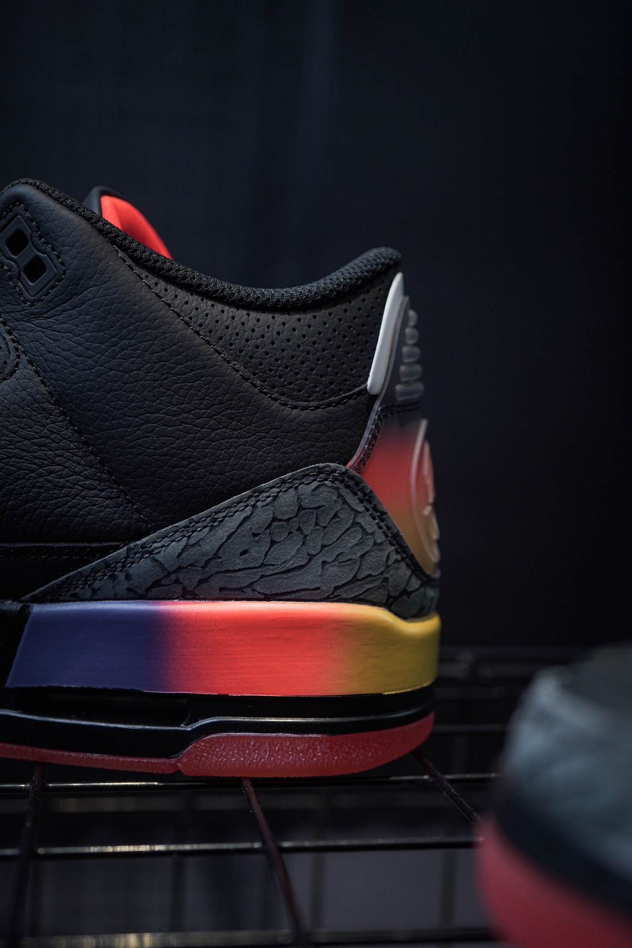 Balvin x Air Jordan 3 "Rio" black smiley face
