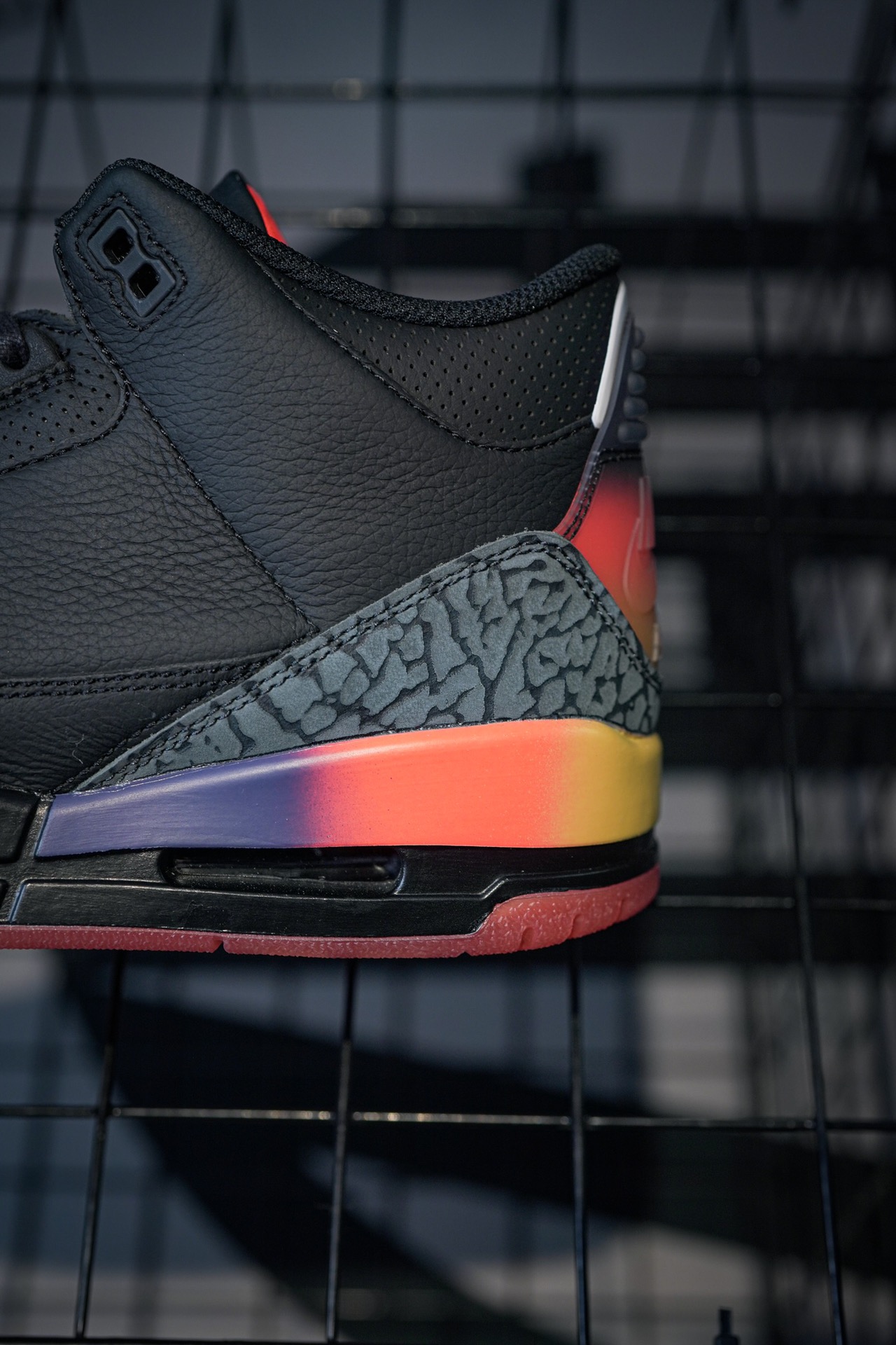 Balvin x Air Jordan 3 "Rio" black smiley face