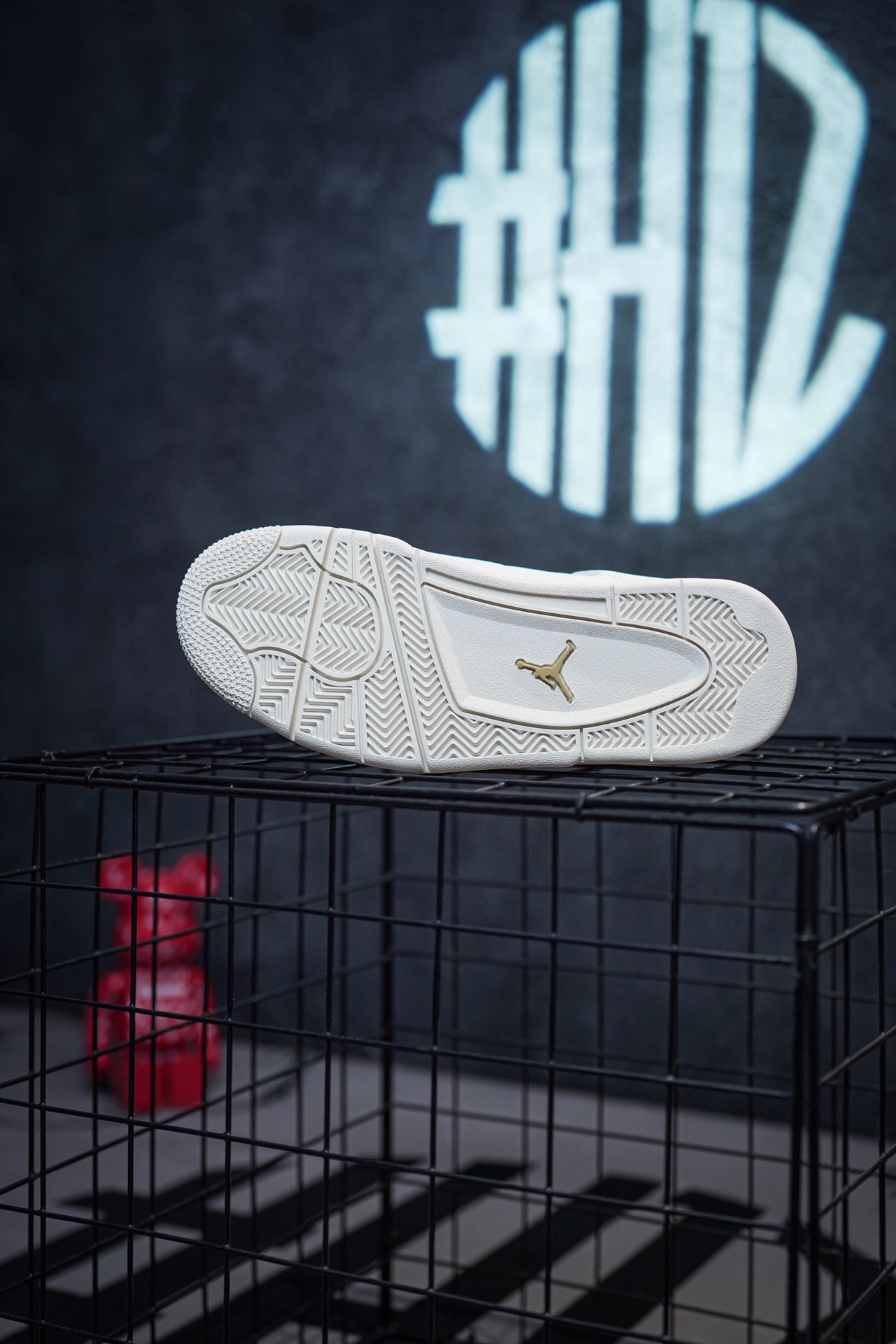 Air Jordan 4 'Metallic Gold' Cream White with Gold Buckle
