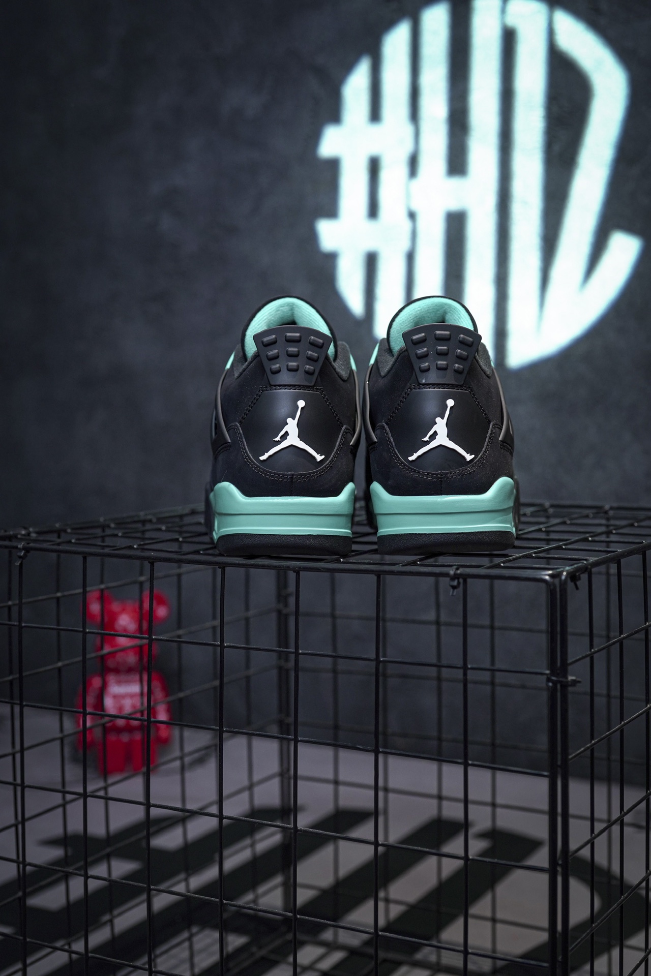 Air Jordan 4 Retro Black Tiffany Blue