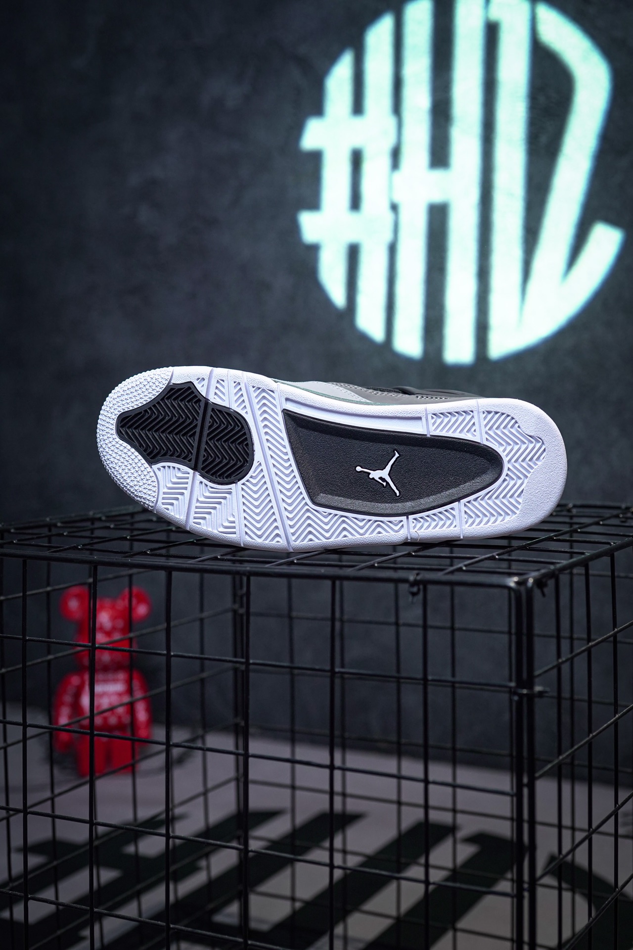Air Jordan 4 "Fear" Black and White Fear