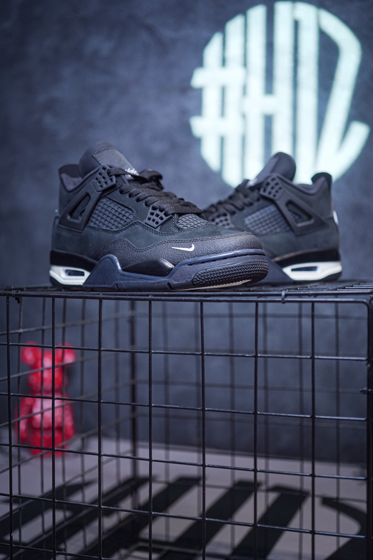 Nigel Sylvester x Air Jordan 4 OG collaboration black brick, blue brick, red brick