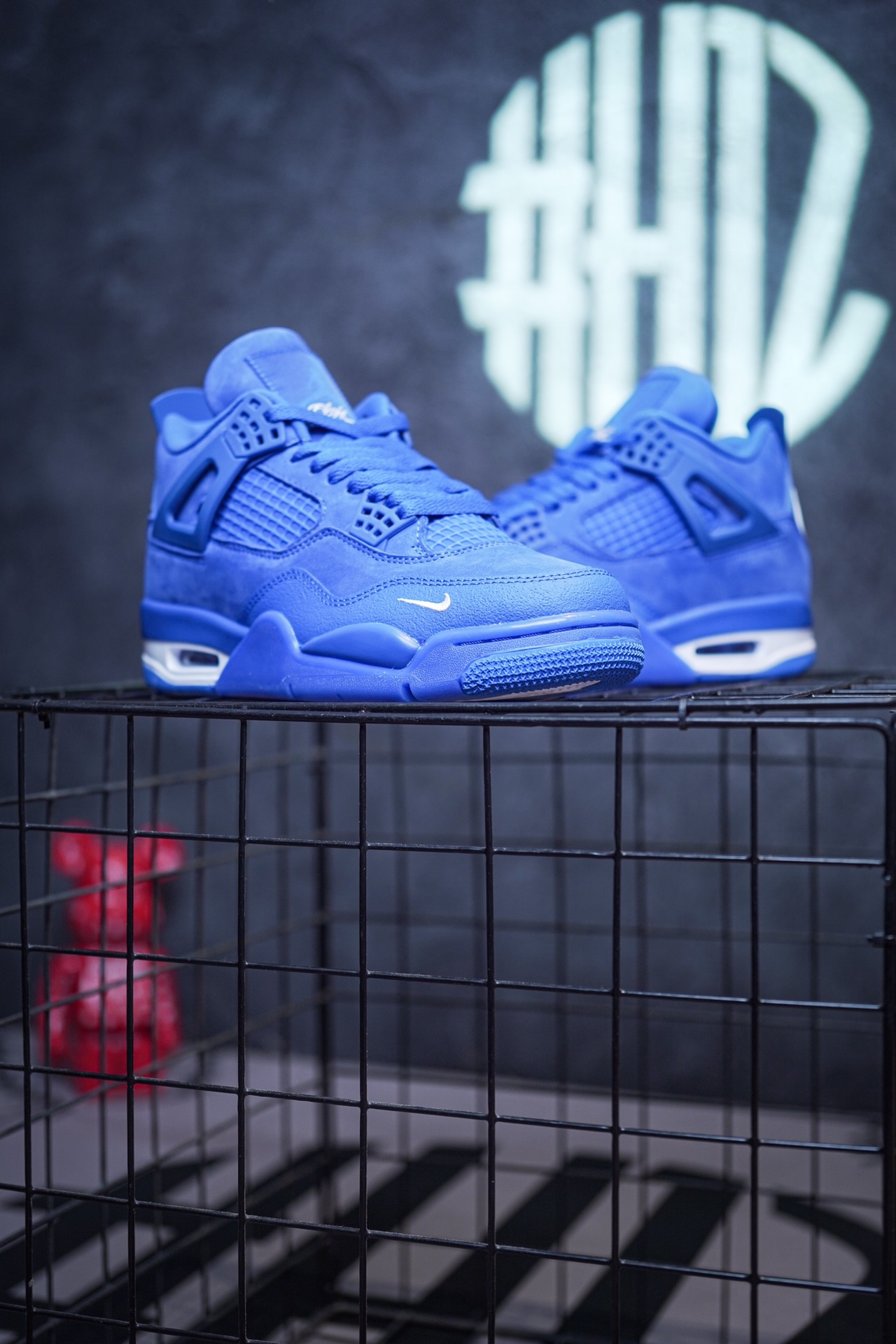 Nigel Sylvester x Air Jordan 4 OG collaboration black brick, blue brick, red brick