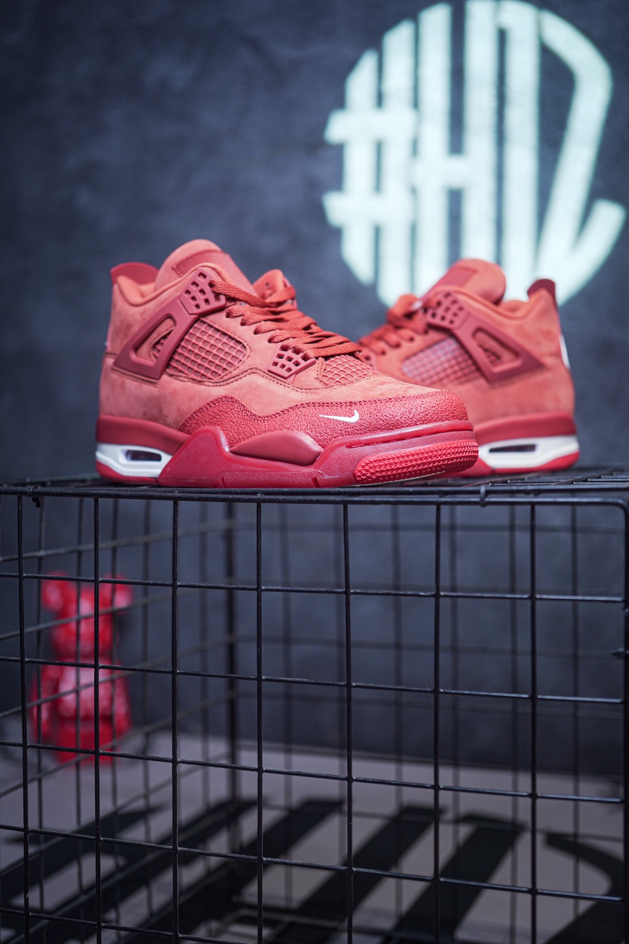 Nigel Sylvester x Air Jordan 4 OG collaboration black brick, blue brick, red brick