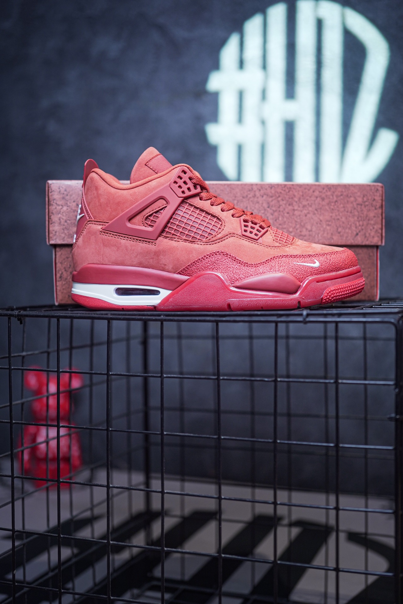 Nigel Sylvester x Air Jordan 4 OG collaboration black brick, blue brick, red brick