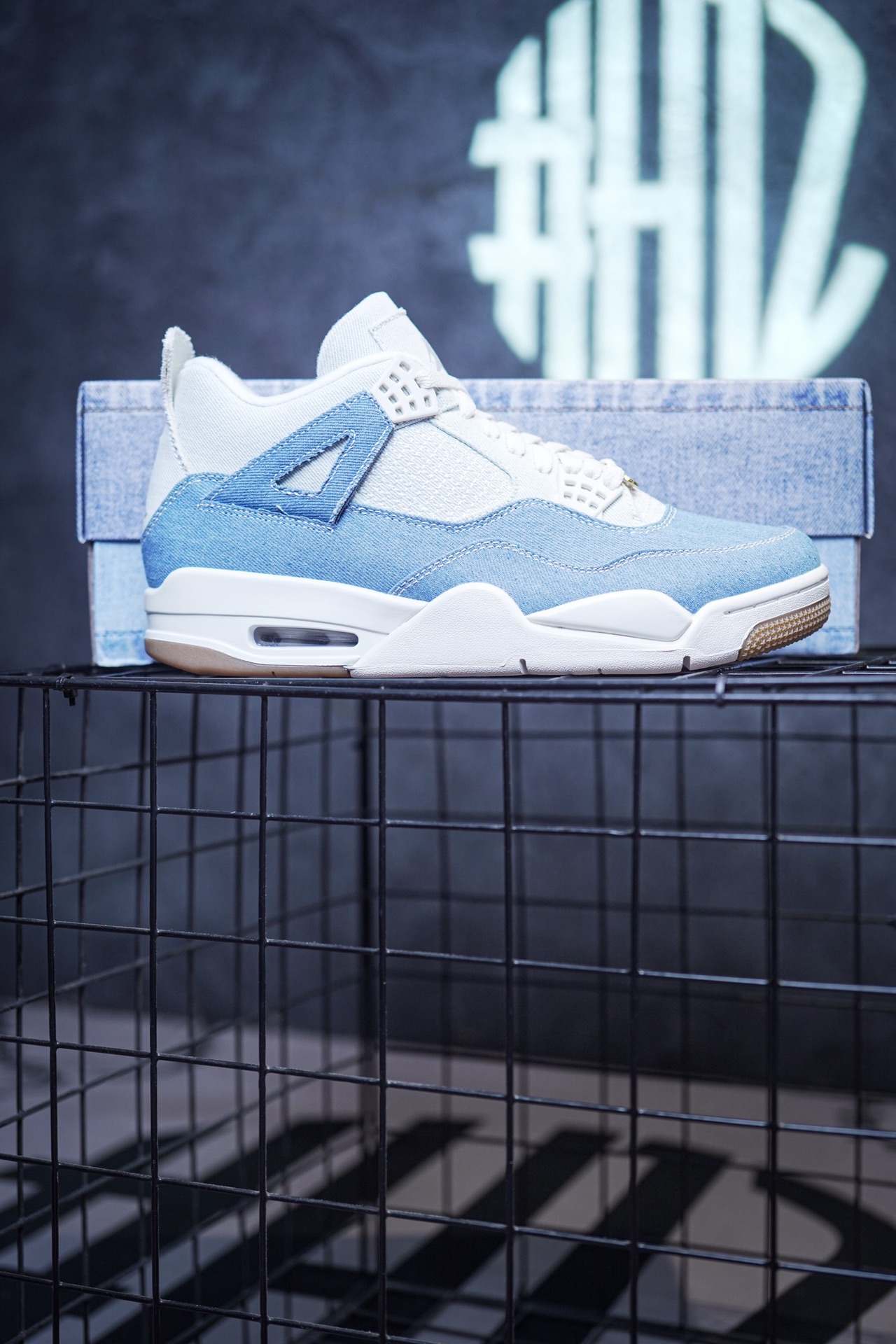 Air Jordan 4 TEX "Worn Blue" Washed Denim