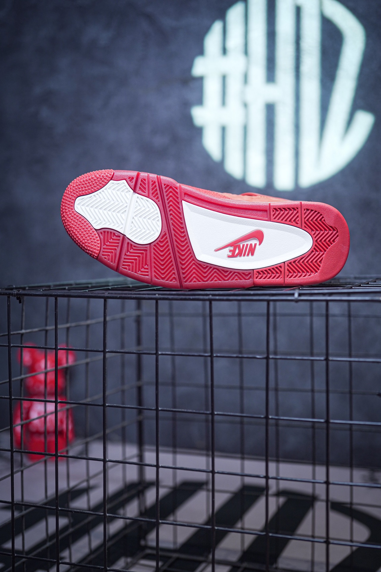 NK SB x Air Jordan 4 collaboration in white and red, military green, gray and brown, and red brick.