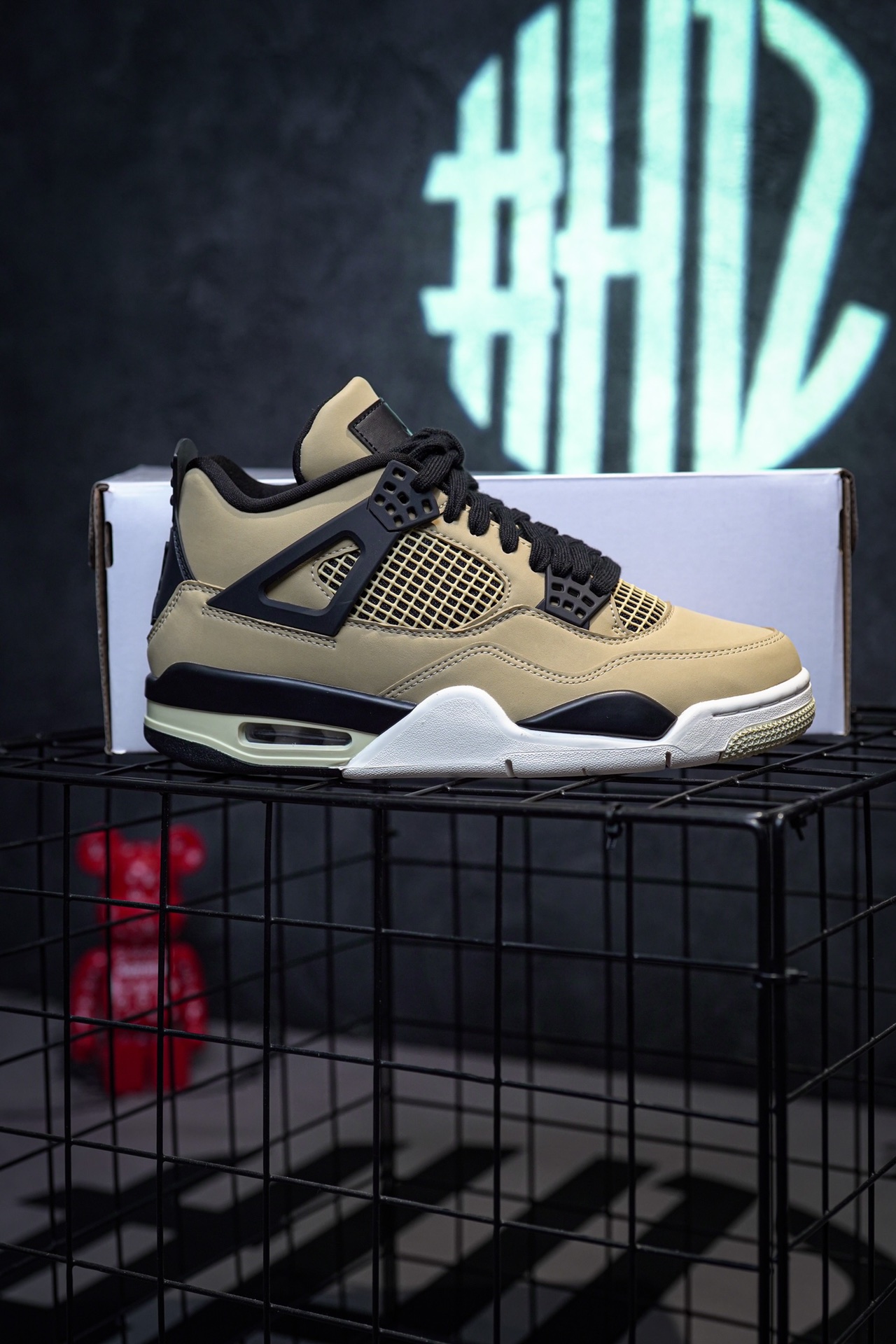 Air Jordan 4 Retro "Mushroom" Bubble Tea