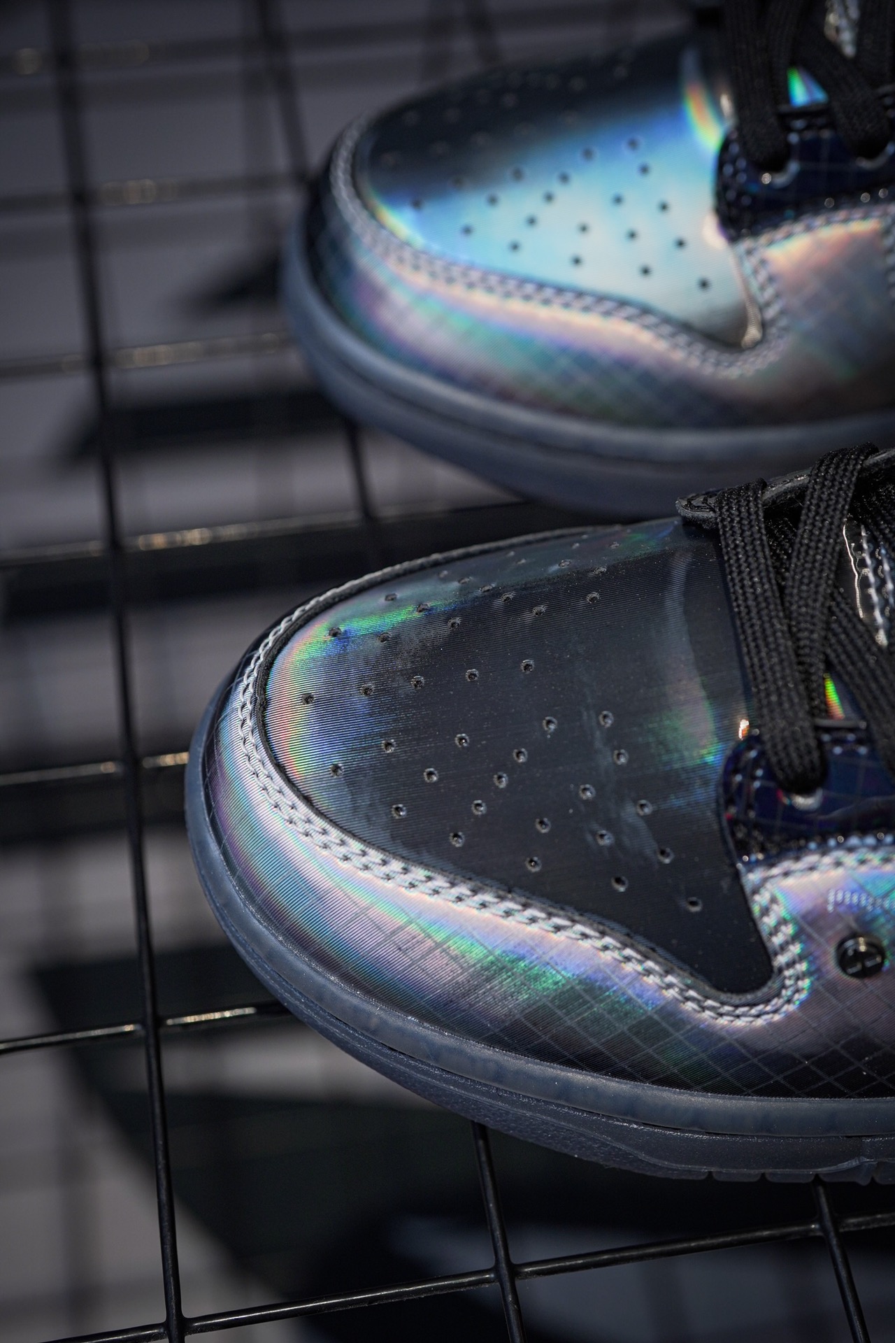 NIKE Dunk Low "HyperfIat" Black and Multi-Color