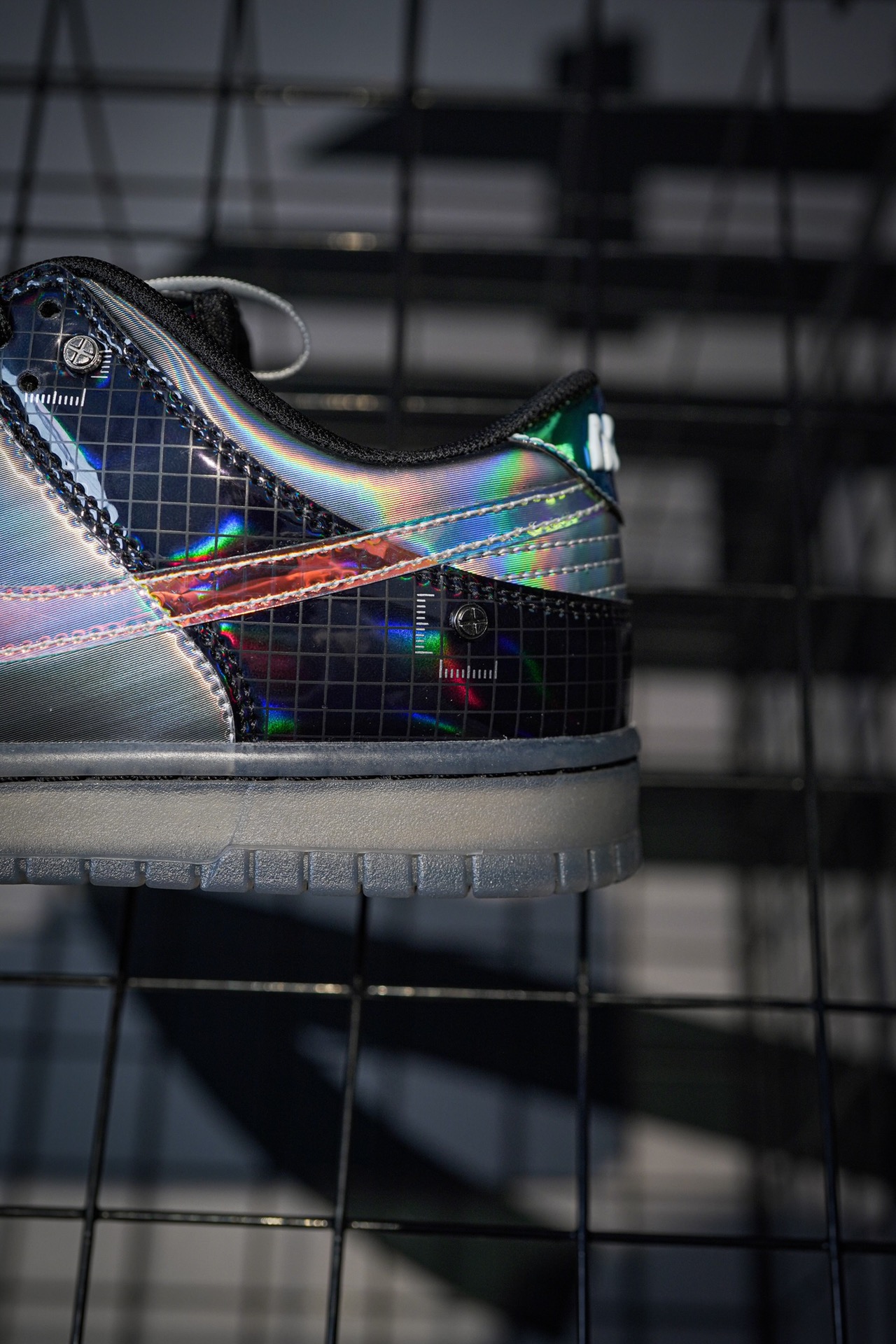 NIKE Dunk Low "HyperfIat" Black and Multi-Color