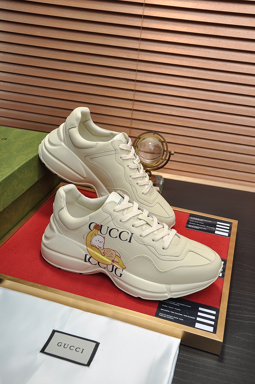 Gucci couple's collection banana cat anime print