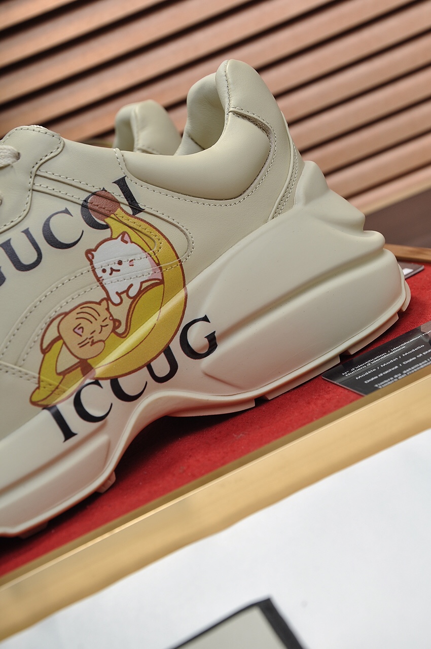 Gucci couple's collection banana cat anime print