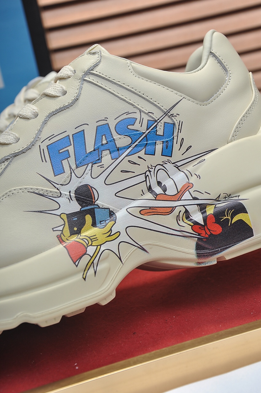 Gucci popular couples Donald Duck printed style