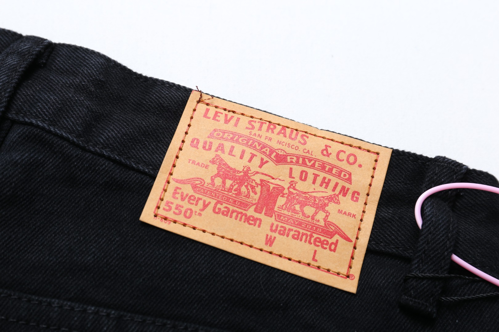 Chrome Hearts black and pink denim pants in 5 colors