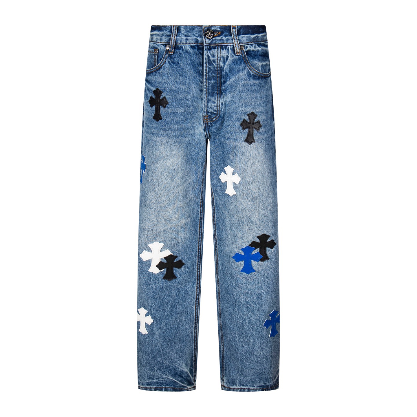 Classic versatile Chrome Hearts jeans