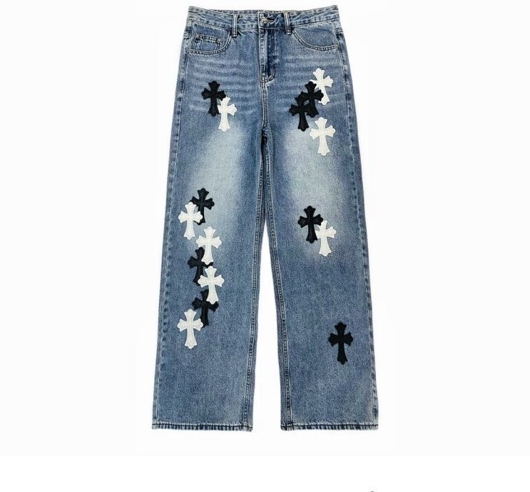 Classic versatile Chrome Hearts jeans