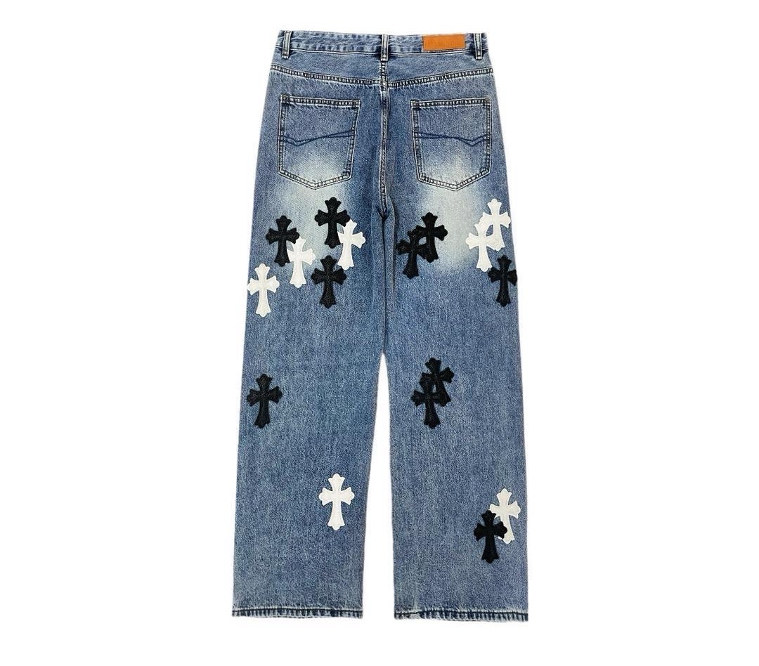 Classic versatile Chrome Hearts jeans