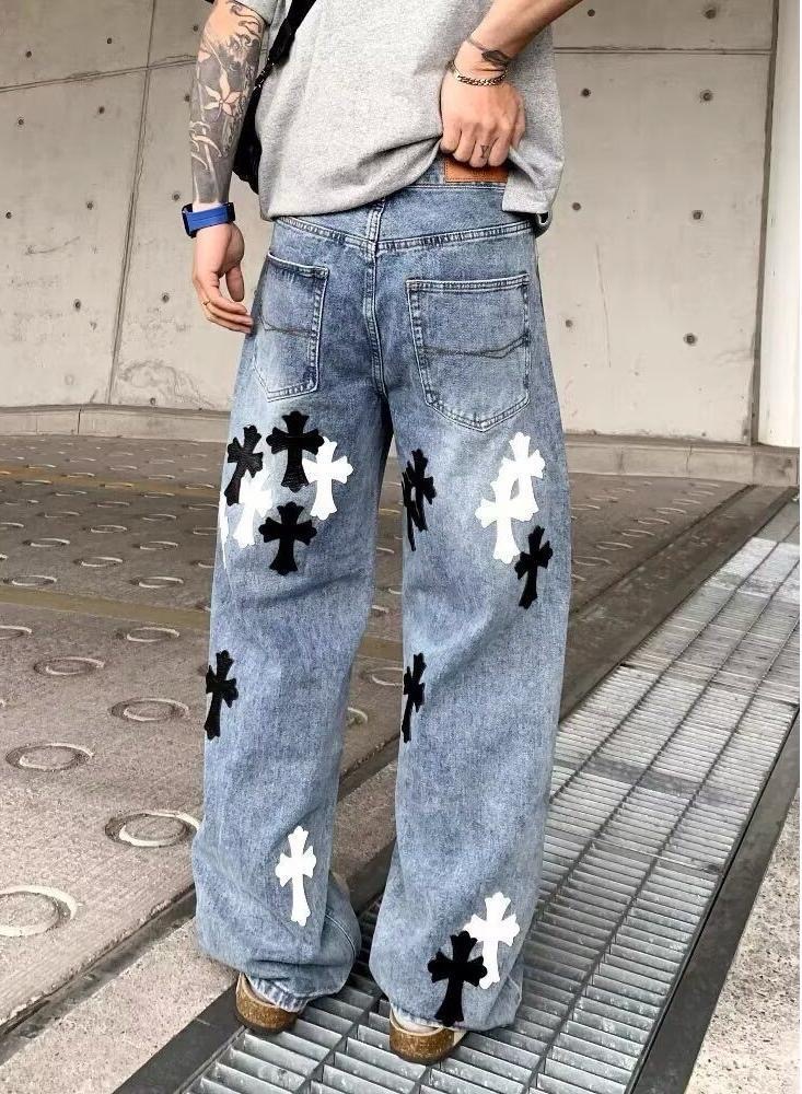 Classic versatile Chrome Hearts jeans