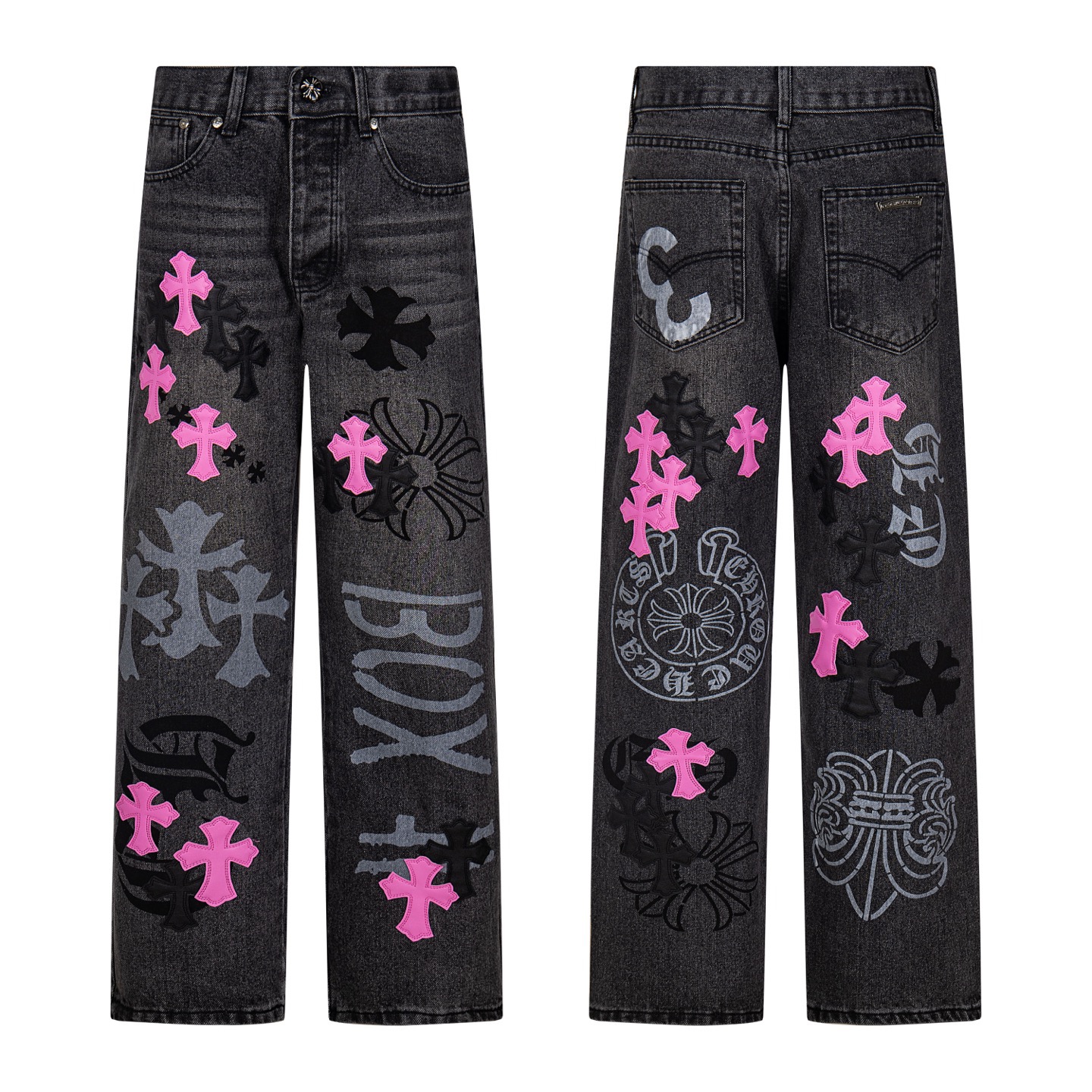 Classic versatile Chrome Hearts jeans