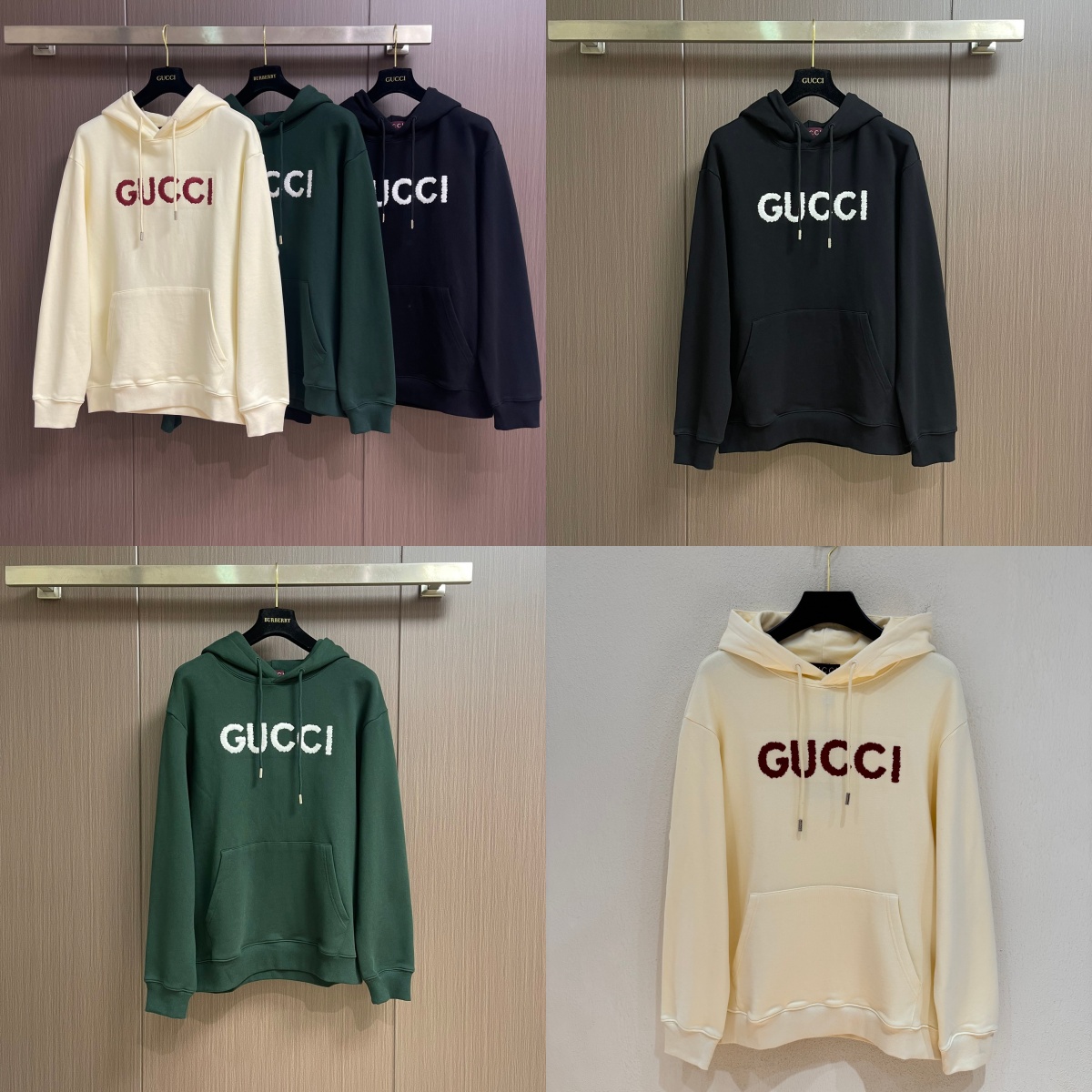 GUCCI 2025 new letter logo hoodie