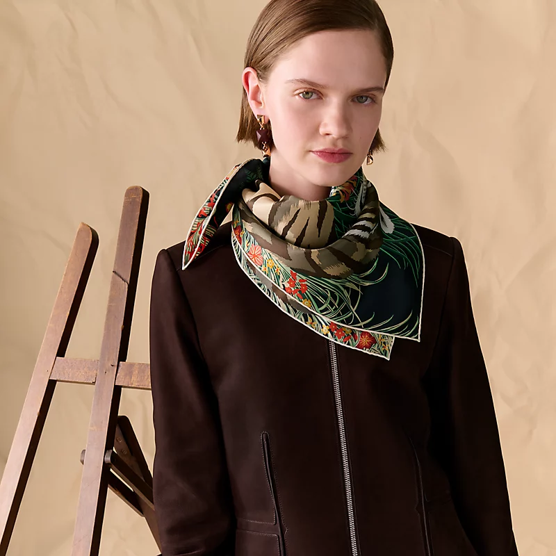 Hermès tyger tyger scarf 
