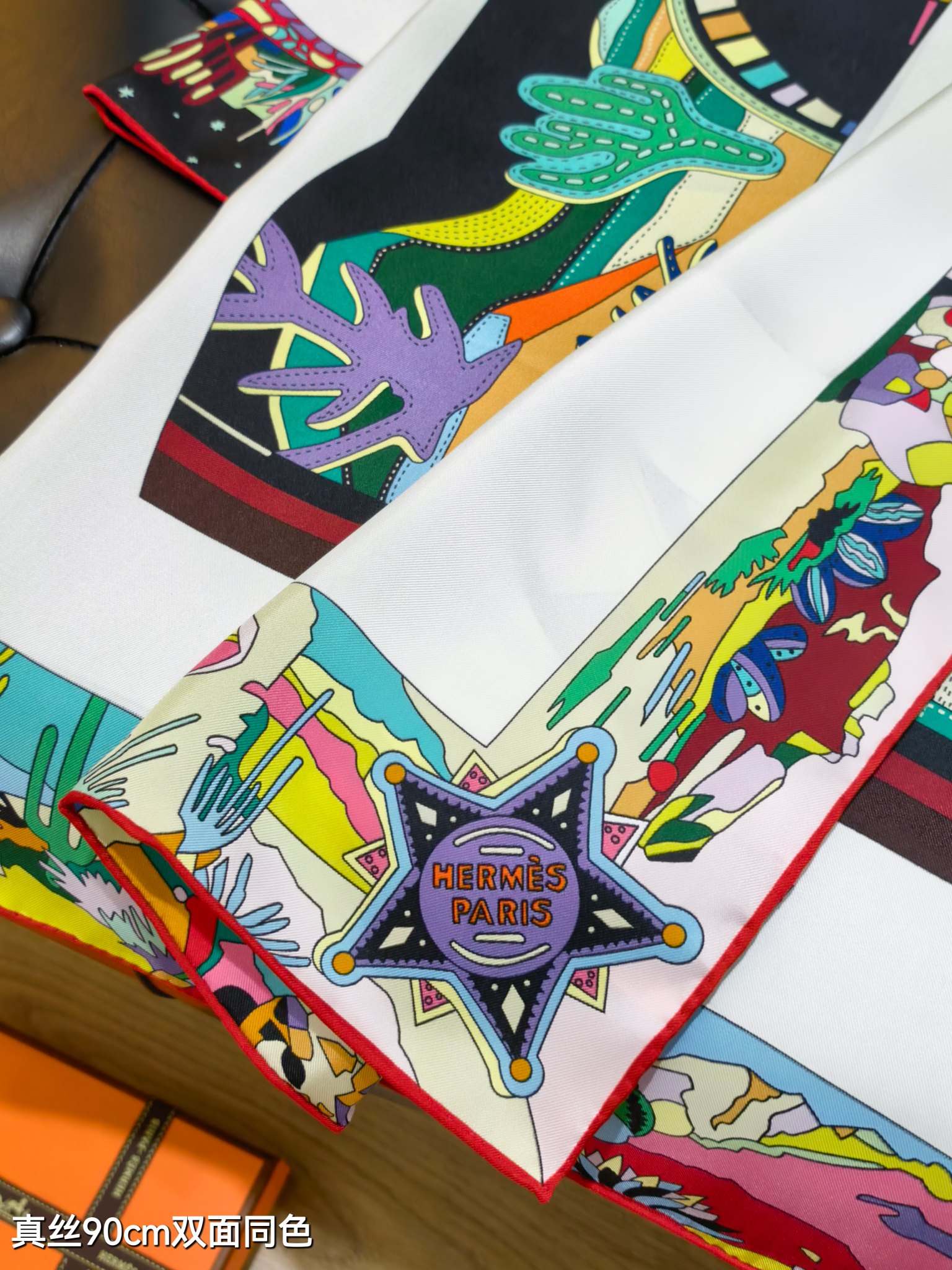 Hermès leather boots story scarf