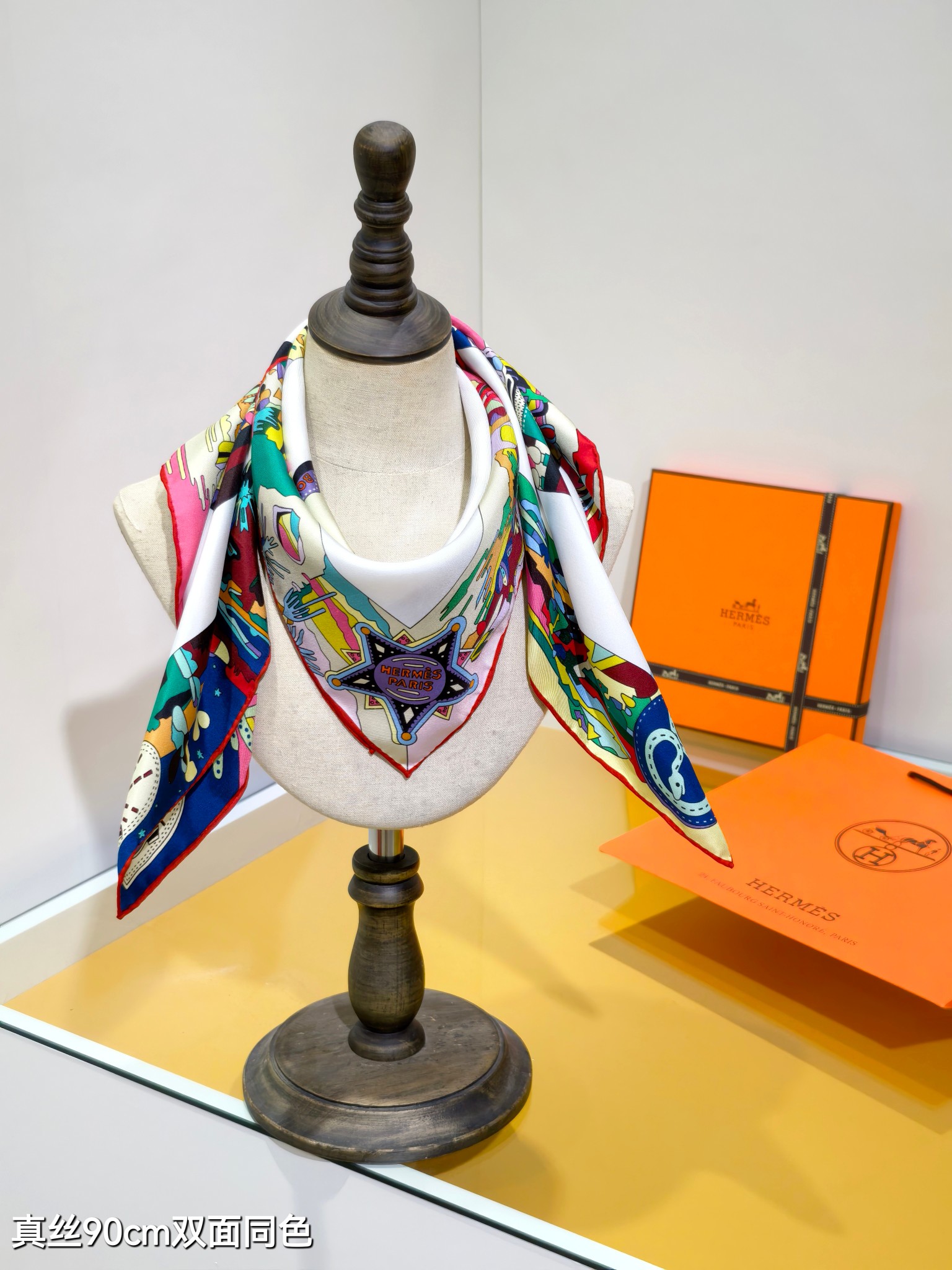 Hermès leather boots story scarf