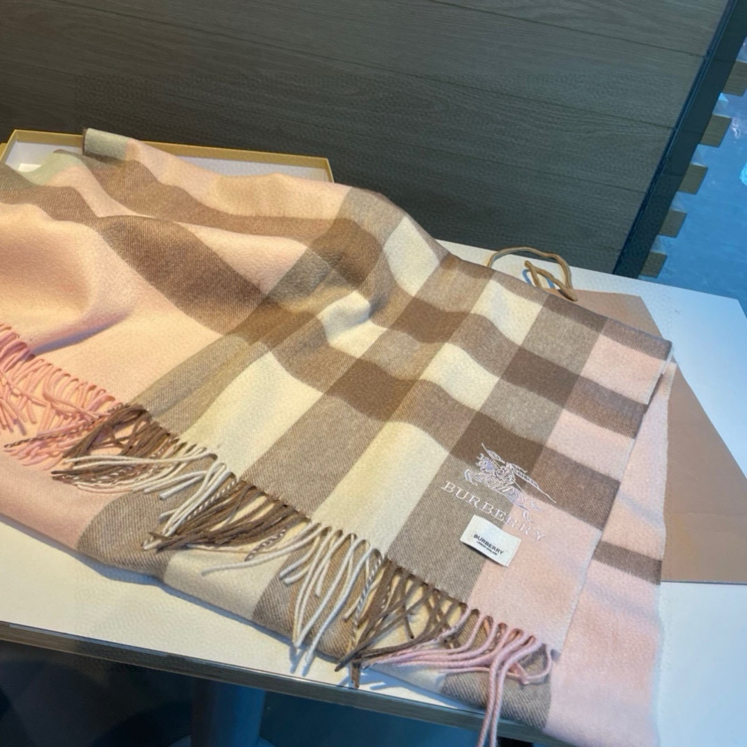 Burberry Warhorse Embroidered Classic Check Shawl