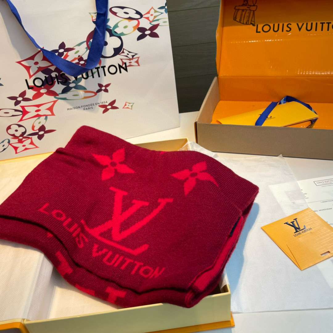 Louis Vuitton scarves are luxurious and come in all sizes