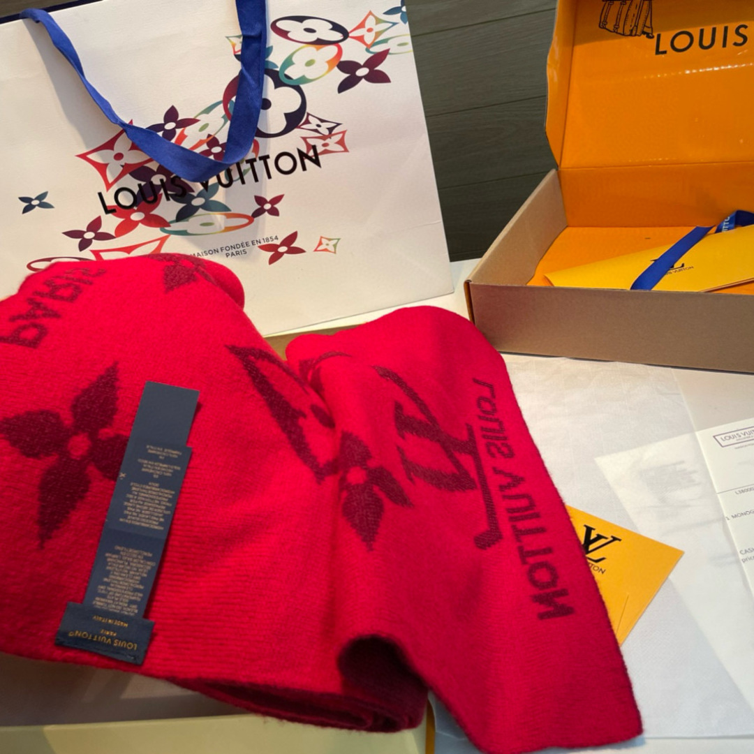 Louis Vuitton scarves are luxurious and come in all sizes