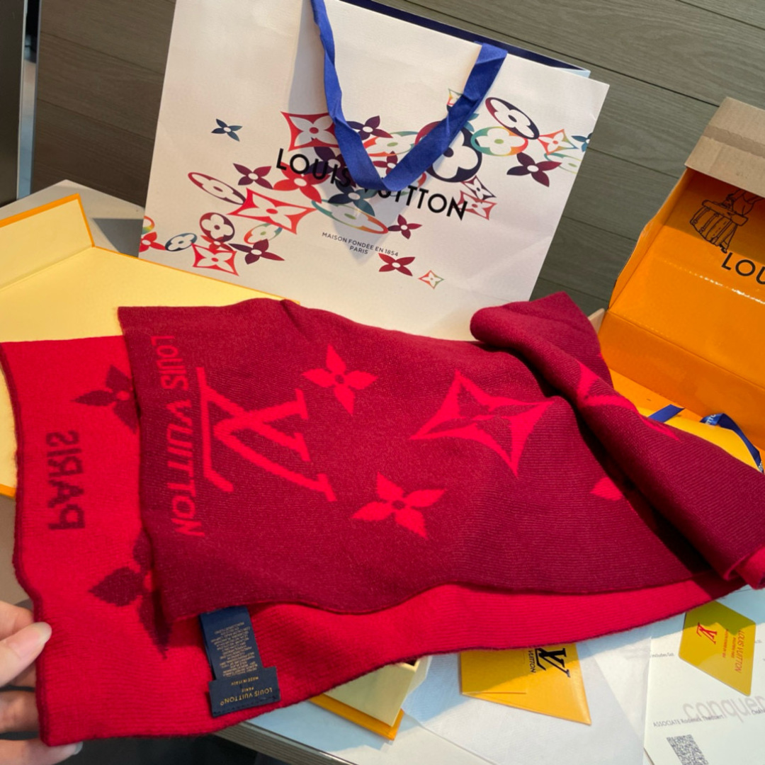 Louis Vuitton scarves are luxurious and come in all sizes
