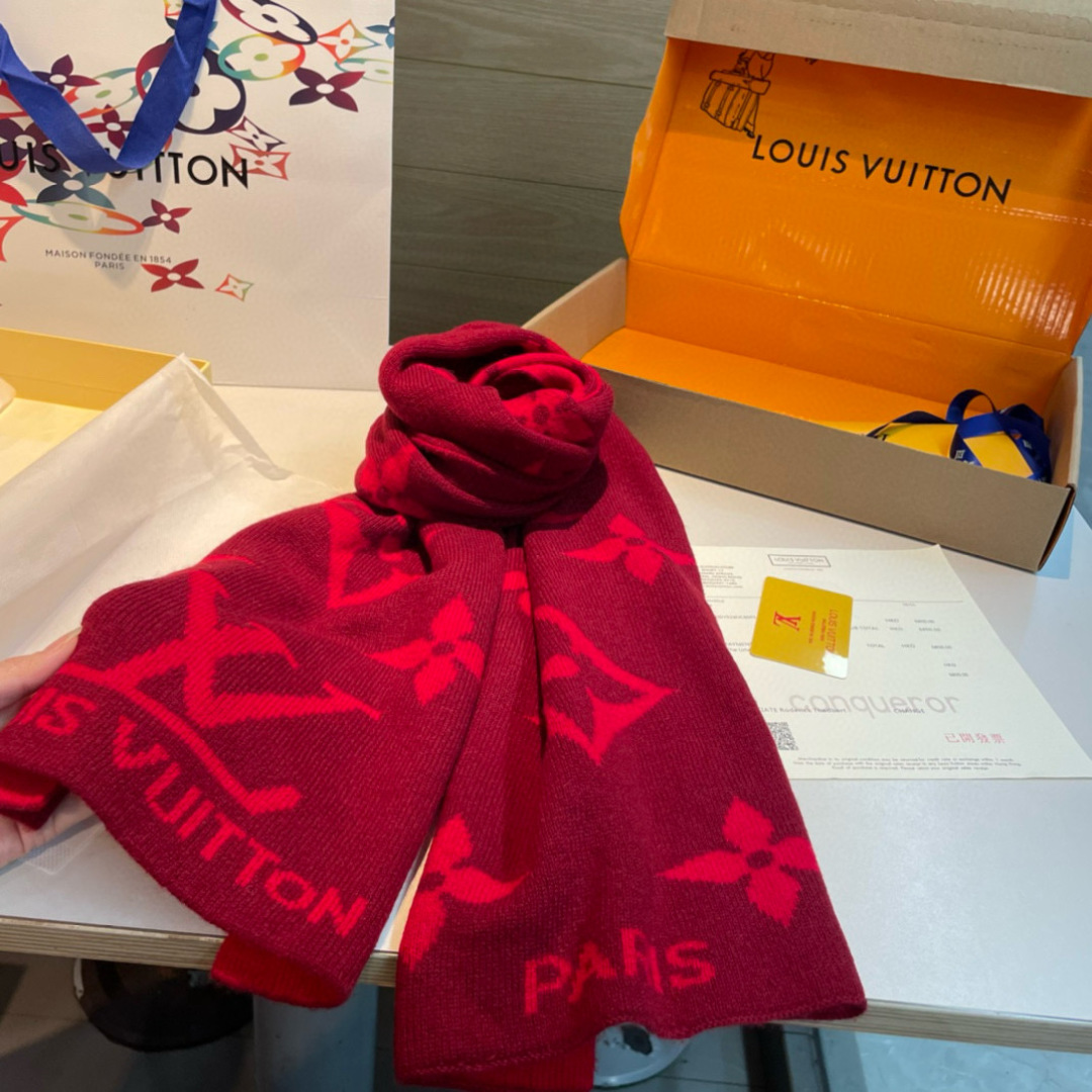 Louis Vuitton scarves are luxurious and come in all sizes