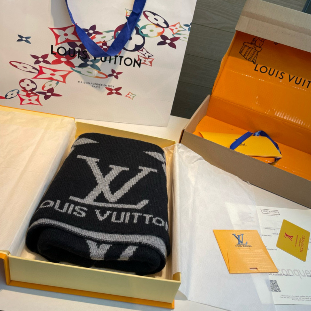 Louis Vuitton scarves are luxurious and come in all sizes