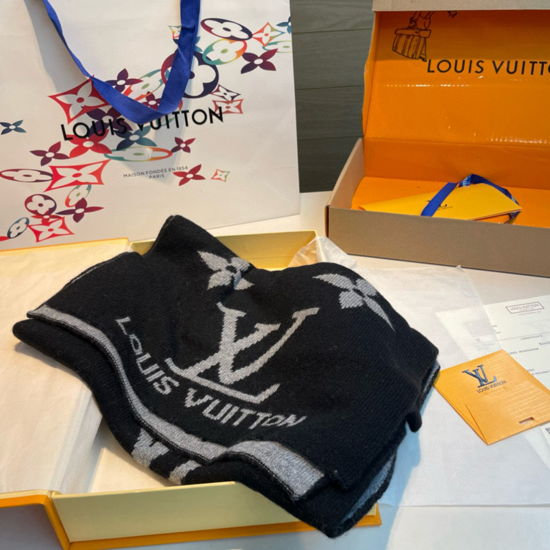 Louis Vuitton scarves are luxurious and come in all sizes