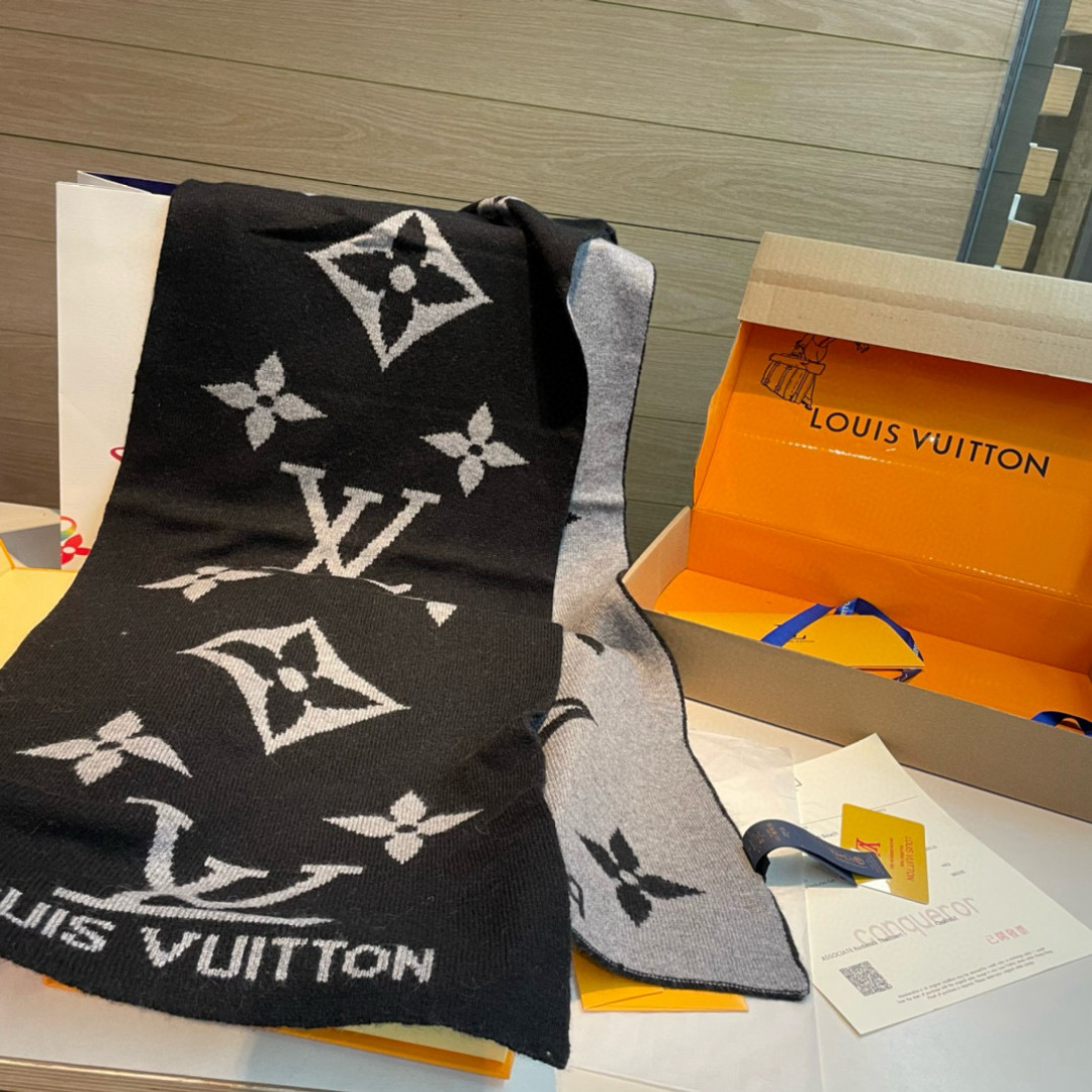Louis Vuitton scarves are luxurious and come in all sizes
