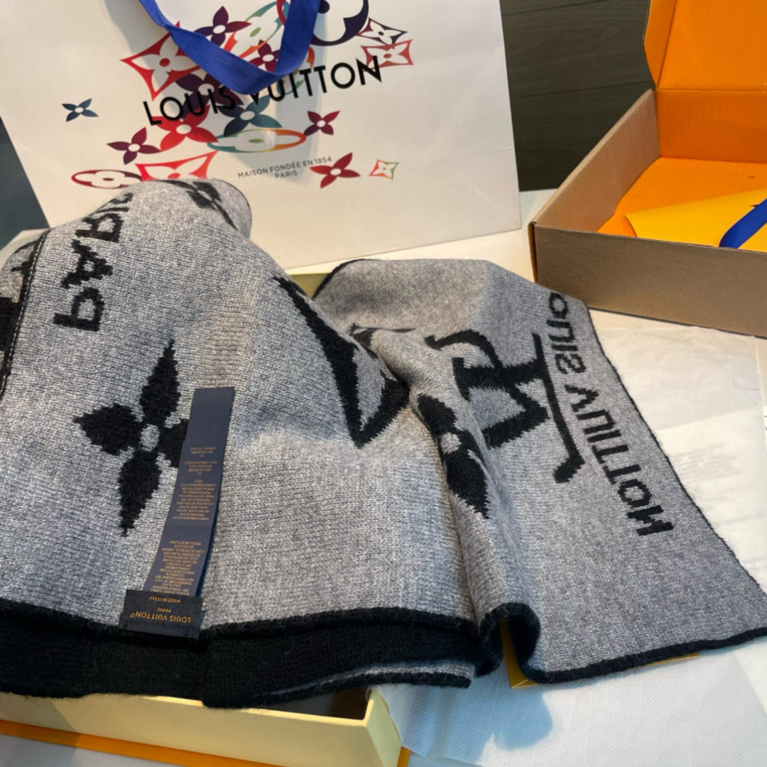 Louis Vuitton scarves are luxurious and come in all sizes