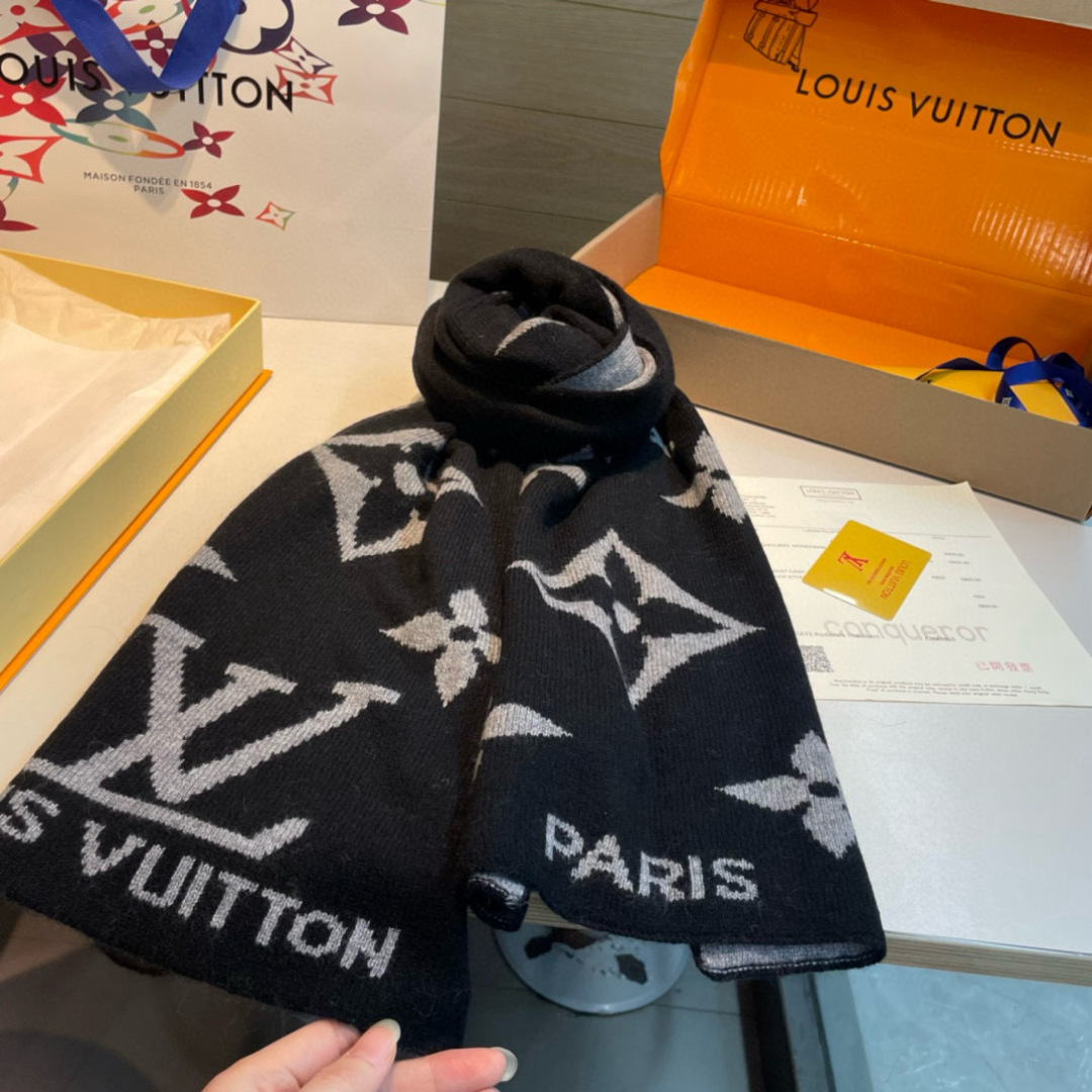 Louis Vuitton scarves are luxurious and come in all sizes
