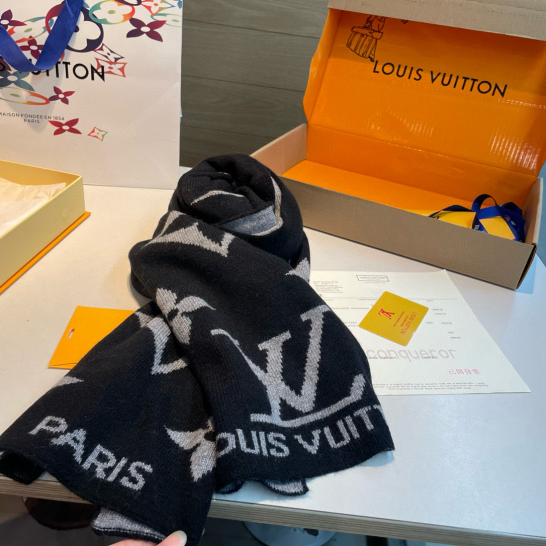 Louis Vuitton scarves are luxurious and come in all sizes