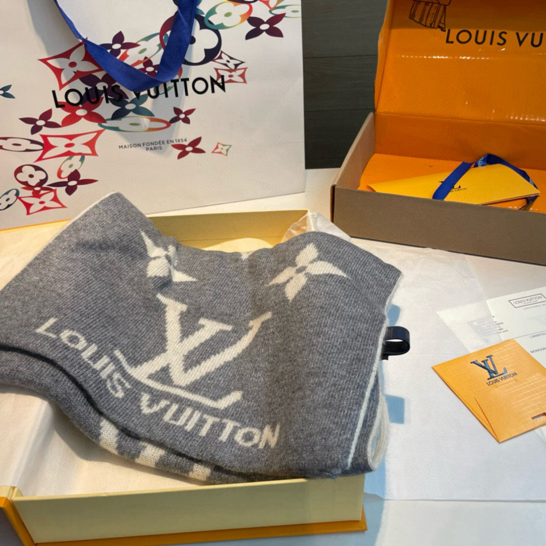 Louis Vuitton scarves are luxurious and come in all sizes