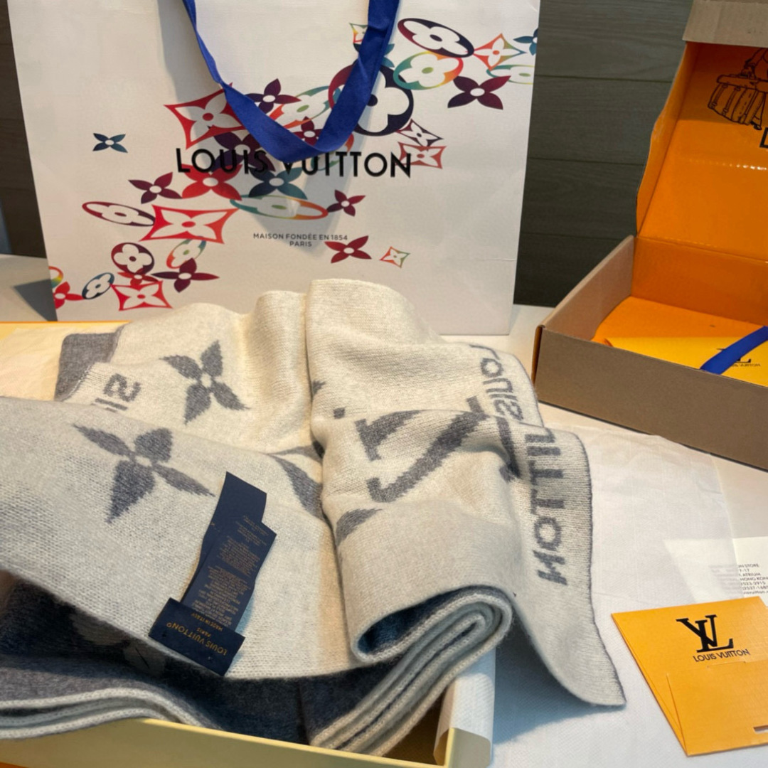 Louis Vuitton scarves are luxurious and come in all sizes
