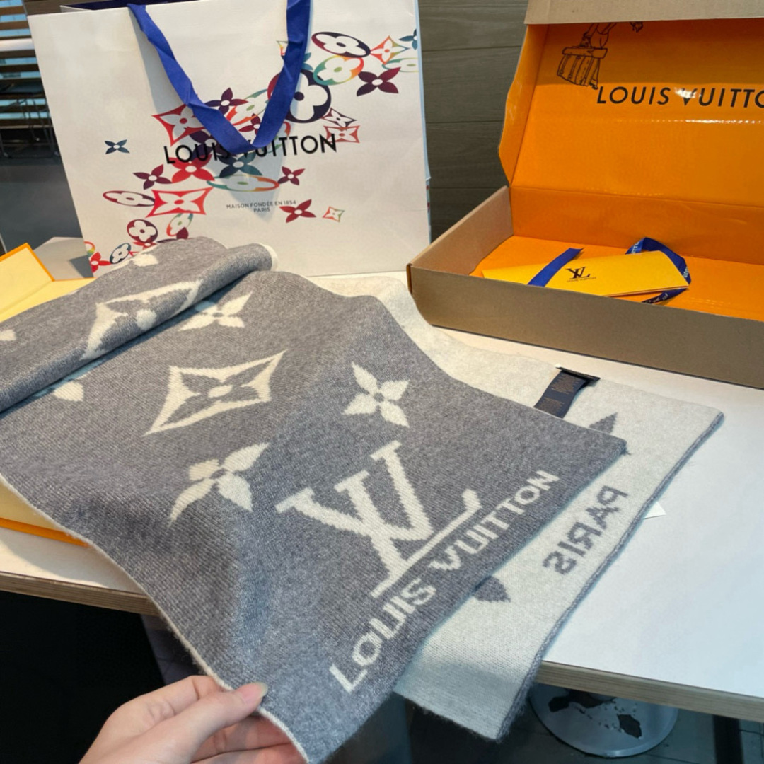 Louis Vuitton scarves are luxurious and come in all sizes