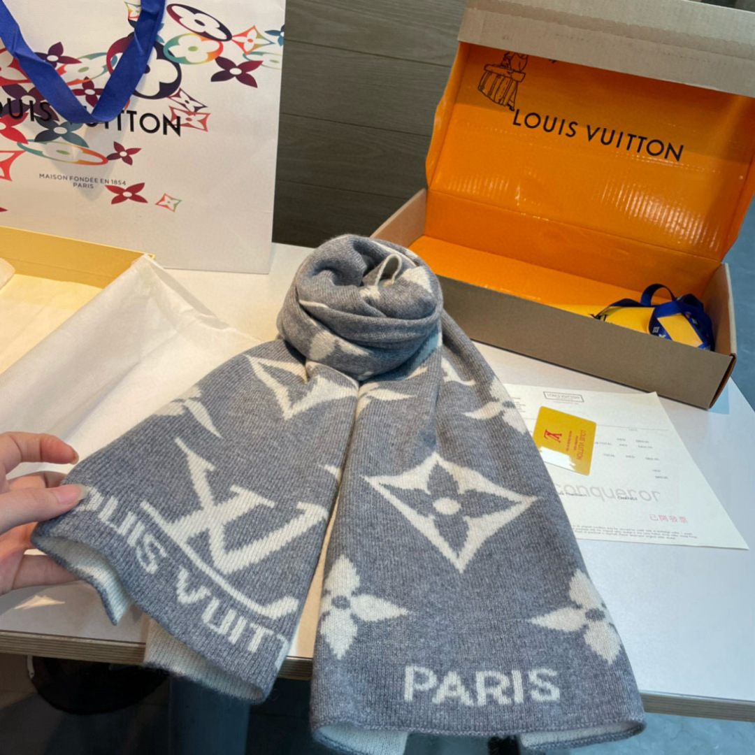 Louis Vuitton scarves are luxurious and come in all sizes