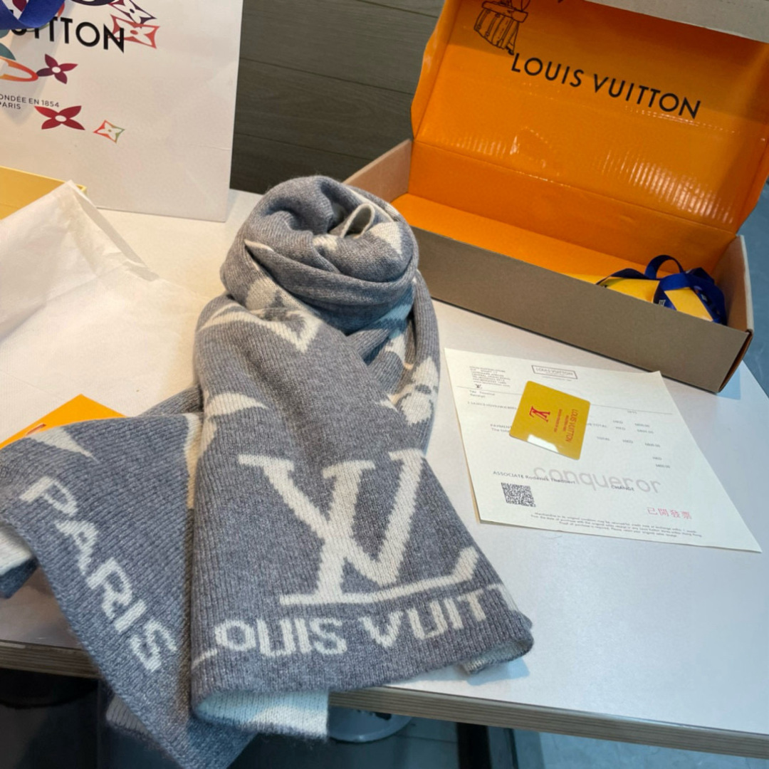 Louis Vuitton scarves are luxurious and come in all sizes