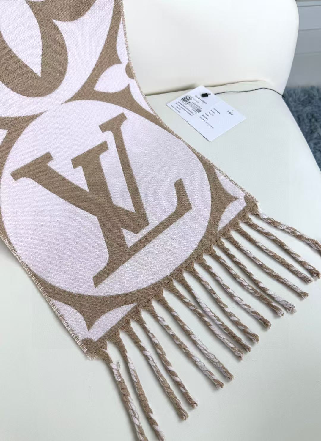 Louis Vuitton Large Monogram Floral Scarf