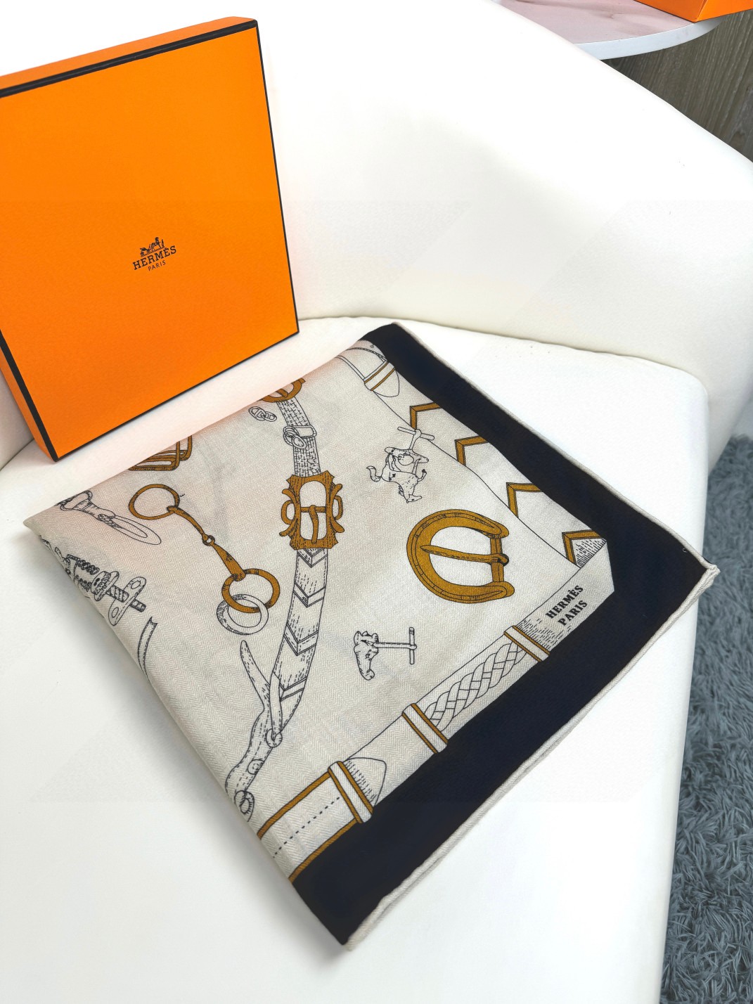 Hermès Leaping Horse Scarf